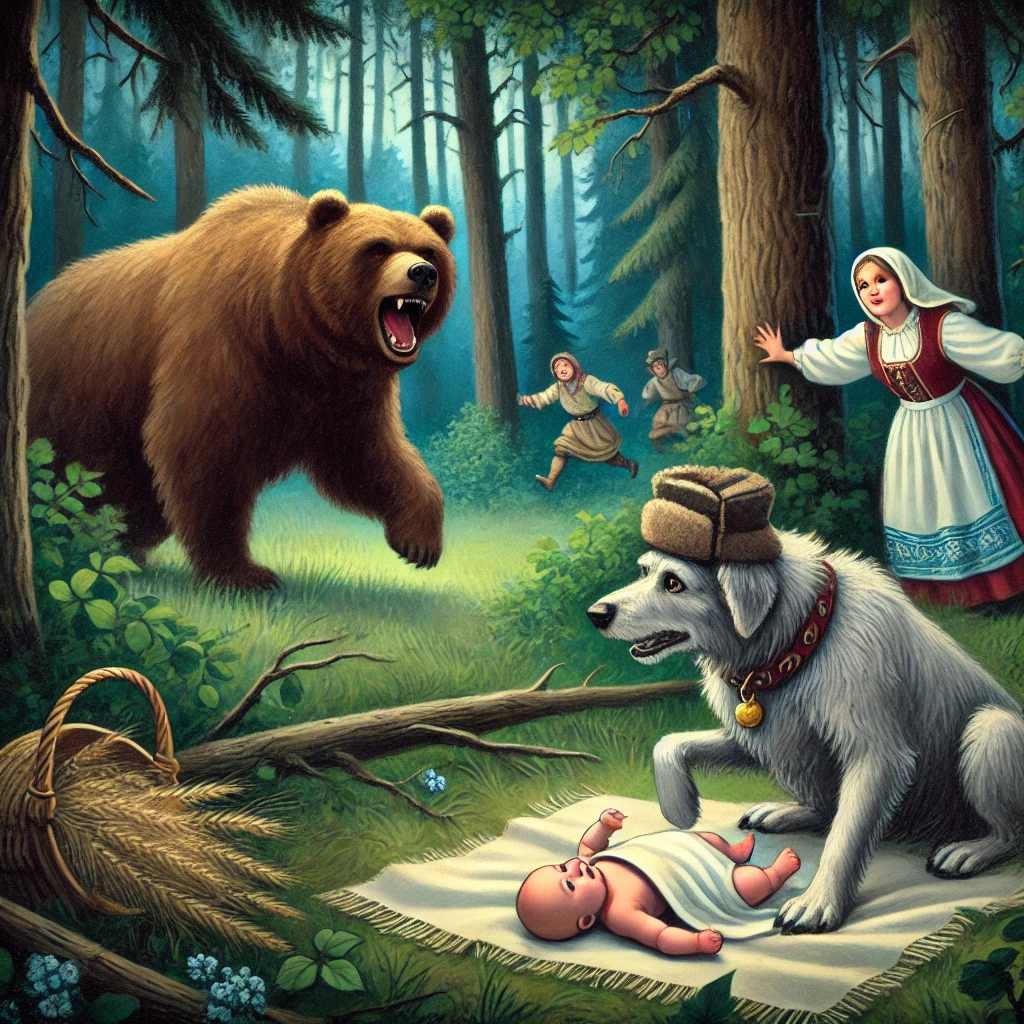 Полкан и медведь